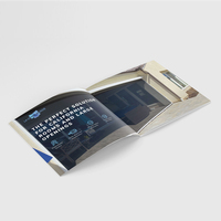 Impression personnalisée de brochures à piqûre à cheval 2025, catalogue de produits promotionnels et magazine, certifié FSC, faible MOQ, direct usine