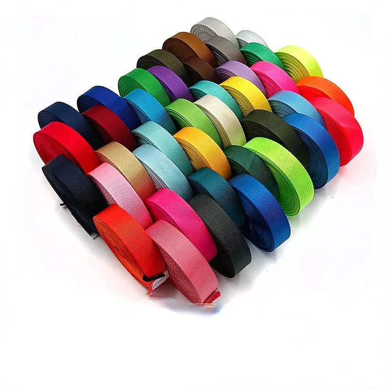 Spot nylon 1.5 2 cm wide dense grain ribbon wholesale underwear shoe material luggage accessories webbing