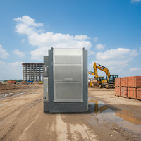 Monte-charge Électrique de Chantier 2x2000kg Capacité de Charge Anti-Corrosion Cage Galvanisée Moteur Pompe Haute Efficacité pour Conditions Difficiles