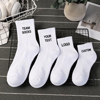 Chaussettes d'entraînement quotidiennes avec logo personnalisé, chaussettes de sport durables pour la marche, l'exercice et la remise en forme en plein air