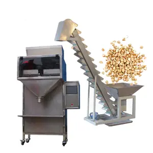 Çift ölçekli tohum tahıl pet gıda granül dolum paketleme makinesi