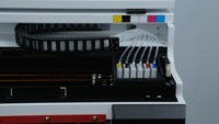 Nouvelle imprimante DTF UV A4 Eizoulyn Imprimante DTF UV à jet d'encre hybride pour rouler l'imprimante DTG à encre éco-solvant