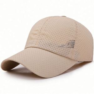 Casquette de sport respirante à 6 panneaux pour l'été, séchage rapide, avec logo personnalisé, casquette de baseball sur mesure, vente en gros - Product Image 2