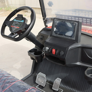 Voiture de <span class=keywords><strong>golf</strong></span> électrique miniature Holladay au prix d'usine, moteur AC 3,<span class=keywords><strong>5</strong></span> kW, batterie 60 V 100 Ah, autonomie de 70 à 90 km, 6 places, certifiée CE - Product Image 4