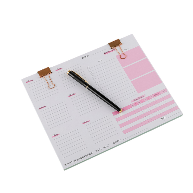 High Quality Office Using Undated Goal Agenda Daily Monthly Yearly Spiral Journal Planner Habit Tracker
