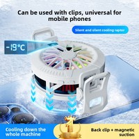 Nouveau Refroidisseur de Téléphone Intelligent à Température Contrôlée par IA DY29, Écran Tactile Glacé, Clip Magnétique Arrière, Semi-conducteur 15W, Numérique, 130g