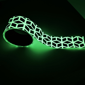 Ruban de sécurité auto-adhésif Junting, papier autocollant en PVC, photoluminescent <span class=keywords><strong>vert</strong></span> réfléchissant, luminescent dans le noir, absorption de 10 à 20 minutes - Product Image 3