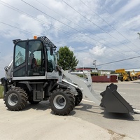 Chargeuse-pelleteuse diesel 4x4 de fabrication chinoise pour l'entretien des vergers, avec pneus tout-terrain