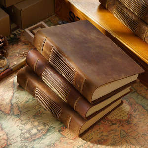 Thermal Bound <b>Mini</b> Leather <b>Notebook</b> with Hard Cover for Artists-Eco-Friendly Pencil Writing Pages Gift Option - Product Image 5
