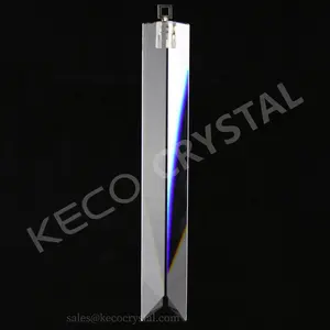 Кристаллические призмы треугольной формы K9 для люстр изготовлены из предварительных блестящих кристаллов для люстр