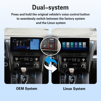 Decodificador de coche con sistema Linux Viknav, montaje en el salpicadero, 1 año de garantía, compatible con Lexus LM 2020-2022, Mirror Link, USB, CarPlay, Android Auto, Autolink
