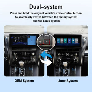 Boîtier décodeur de système Linux Viknav pour voiture, interface de mise à niveau compatible avec Lexus LM 2020-2022, CarPlay sans fil, Android Auto, Autolink, Airplay - Product Image 3