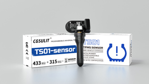 CGSULIT TS01 315MHz 433MHz 2 en 1 Programa <span class=keywords><strong>universal</strong></span> Wifi inalámbrico Sistema de control de presión de neumáticos <span class=keywords><strong>Sensor</strong></span> <span class=keywords><strong>TPMS</strong></span> - Product Image 2
