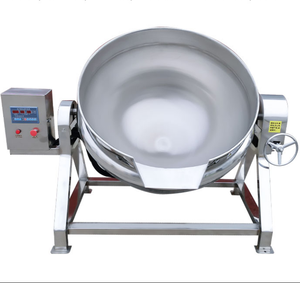 <span class=keywords><strong>Prix</strong></span> départ usine Cuve de cuisson industrielle à double enveloppe pour <span class=keywords><strong>riz</strong></span> et vapeur, composants PLC, garantie 1 an, agitateur - Product Image 3