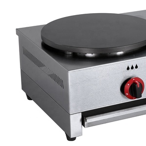 2-plaque <span class=keywords><strong>Gaz</strong></span> Professionnel Industriels Crêpe Maker Portable Non Bâton Électrique Crêpe Crêpes Café <span class=keywords><strong>Double</strong></span> Crêpe Faisant La Machine - Product Image 3