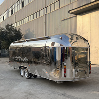 Dot Usa Mobile Cafés Bon marché Remorque alimentaire Hot Dog Vérifié Uk Vintage Food Truck Pizza Bus Restaurant entièrement équipé à vendre