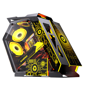 Lovinglcool Chất lượng cao ITX làm mát RGB trường hợp giữa tháp Máy tính chơi Game trường hợp màu đen PC chơi Game tủ máy tính trường hợp và tháp - Product Image 1