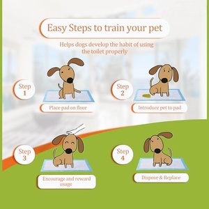 Offre Spéciale : Tapis absorbants jetables imperméables pour chiots 60x60 et 60x90, séchage rapide, pour chiens, vente en gros de tapis pour animaux de compagnie (Walmart) - Product Image 3