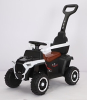 Mega Car Deluxer pour enfants Ride-on Walker Poussette ABS Matériel Batterie de voiture coulissante à 4 roues pour une utilisation en extérieur Boîte emballée