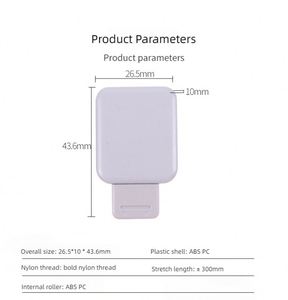 Promotion Custom Logo Versatile ID Card Holders with Retractable Straps Suitable for Square Badges - Product Image 3