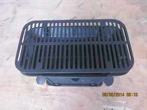 Sportsman portatile <span class=keywords><strong>barbecue</strong></span> Grill giardino Patio cortile caminea griglia <span class=keywords><strong>barbecue</strong></span> in ghisa da campeggio all'aperto griglia a carbone - Product Image 3