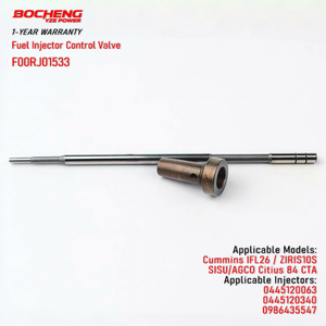 Ensemble de soupapes de commande d'injecteur diesel F00RJ01533 pour soupapes d'injection 0445120063 0445120340 Cummins Agco Fendt Sisu <span class=keywords><strong>Citius</strong></span> 84 CTA - Product Image 1