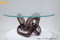 JingYue Maßgefertigter Transparenter Luxus-Acryl Beistelltisch mit Traditionellem Design, Umweltfreundlich, Handgefertigte Möbel für Gewerbeflächen