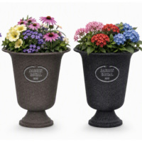 Urnes en plastique pour fête de mariage, style européen, luxe, maison et jardin, vase à fleurs, pots romains, respectueux de l'environnement