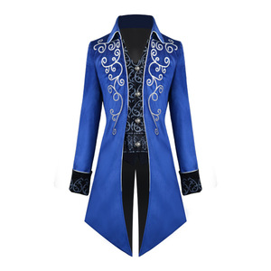 Veste de costume de scène pour fête d'Halloween, taille S-3XL, jacquard médiéval, cosplay victorien, gothique, redingote, <span class=keywords><strong>noble</strong></span> <span class=keywords><strong>homme</strong></span> de la Renaissance, prince - Product Image 3