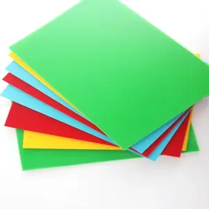 Vente en gros feuille de plastique PP en polypropylène expansé feuille de polypropylène de couleur