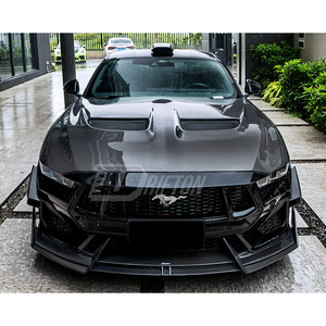 Divisor delantero de fibra de carbono estilo Drifton CMST V2 para Ford Mustang Gen7 S650 2024 en adelante (actualización) - Product Image 2