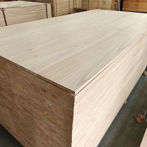 Tavola in Legno Massello di Paulownia Ecologica Senza Formaldeide - Tavola in Legno Personalizzata <span class=keywords><strong>Spessore</strong></span> 18 <span class=keywords><strong>cm</strong></span> - Product Image 1