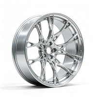 Jantes forgées personnalisées 5x5.5 de type fourche 5x112 5x114.3 pour Tesla Model Y Mercedes Classe E BMW Série 4 Audi A5