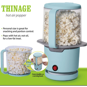 Máquina para hacer <span class=keywords><strong>palomitas</strong></span> de maíz rápida portátil de cocina automática, 220V, aire caliente eléctrico, Mini máquina para hacer <span class=keywords><strong>palomitas</strong></span> de maíz con cubierta superior - Product Image 3