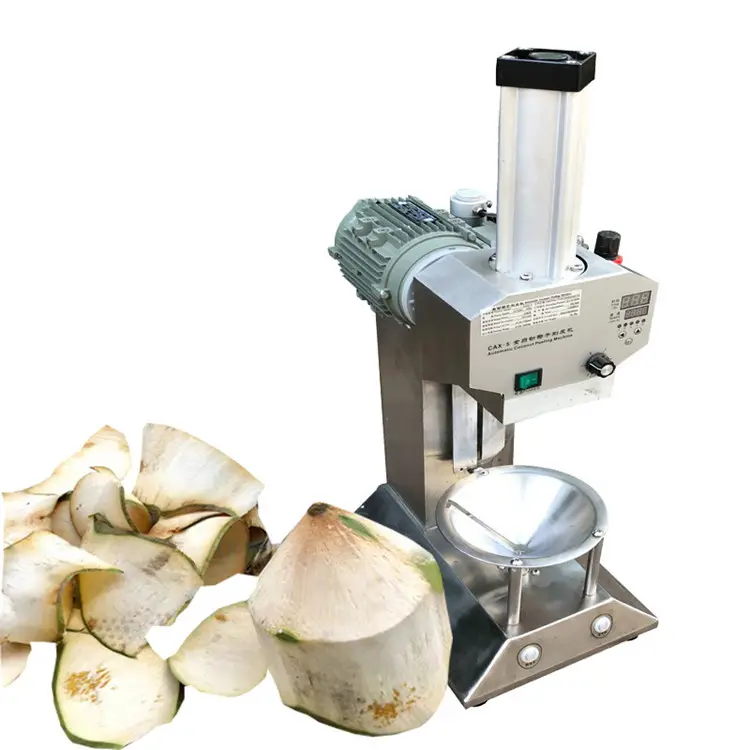 Nieuw Type Lage Prijs Kokosnoot Schilmachine Fruit Dunschiller/Automatische Groene Kokosnoot Huid Verwijderen Machine