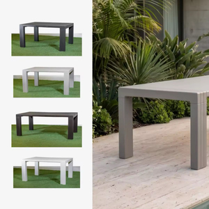 Table basse carrée en bois moderne, robuste et durable, avec finition naturelle, idéale pour le salon ou le bureau à domicile - Product Image 3