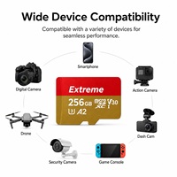 Carte TF Mini en plastique RONC RC-TF01 pour l'extension de stockage du téléphone 64 Go-512 Go A2 V30 Vitesse d'écriture 130 Mo/s Android OEM Personnalisé Vente au détail