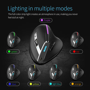 Ratón Vertical Inalámbrico 2.4G + BT, Envío Rápido, Ergonómico, RGB, Recargable, para Juegos, Dropshipping para Laptop y PC - Product Image 5