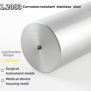 Besi tahan karat 420 S136 DIN 1.2083 4Cr13 batang baja paduan untuk cetakan dan aplikasi struktural layanan pemotongan standar AiSi - Product Image 5