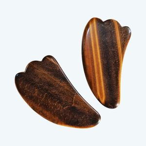 tiger Eye Stone <b>gua</b> <b>sha</b> <b>set</b> for SPA Physical Therapy Muscle Knots Facial - Product Image 5