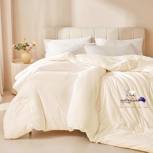 Invierno suave transpirable cálido ecológico Jacquard gasa algodón terciopelo reactivo sólido edredón - Product Image 4