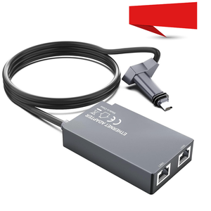 KAPALA 2026 <b>Ethernet</b> Adapter for GEN2 to <b>RJ45</b> Monitor Direct Router Connection 1GBPS 1080P - Product Image 2