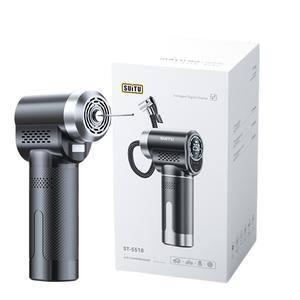 Inflador de Neumáticos Eléctrico Portátil Suitu de 120 W, DC7.4V, Pantalla LCD, Apagado Automático, Bomba de un Solo Cilindro - Product Image 4