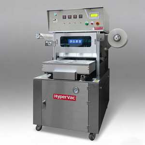 Máquina de Envasado MAP Semiautomática Industrial, Equipo de Sellado de Bandejas con Atmósfera Modificada, Inyección de Gas para Comidas Preparadas, SUS304 - Product Image 1