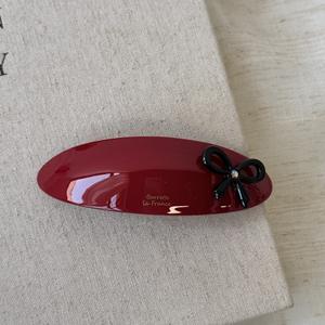 Accessoire pour cheveux en acétate coréen, arc elliptique, pince à cheveux élégante pour femmes - Product Image 2