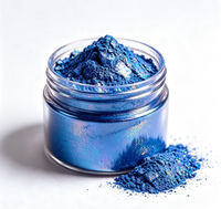 Poudre de Pigment Métallique Holographique Certifiée GUANZUN Bleu Royal 36M, Pigment de Revêtement à Longue Durée de Vie, Encre de Sérigraphie