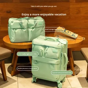 <span class=keywords><strong>Valigia</strong></span> da Viaggio Ultra-Leggera da Donna con Password, 20 Pollici, Rigida, Impermeabile, con Ruote Girevoli - Product Image 3