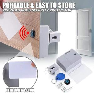 Kendin Yap Akıllı Sensörlü RFID Gizli Güvenlik Dijital Dolap Kilidi/Elektronik Çekmece Kilitleri Mobilya için Sensörlü Kilit - Product Image 2