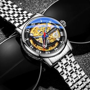 MG.ORKINA 111 Nuevo Reloj Mecánico para Hombre, Totalmente Automático, Resistente al Agua, Reloj de Moda Transparente y Hueco 2025 - Product Image 4