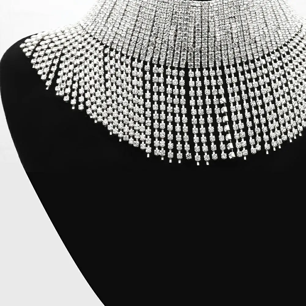 Bib Necklace Jewelry Fashion Statement Necklace 2023 Trendy